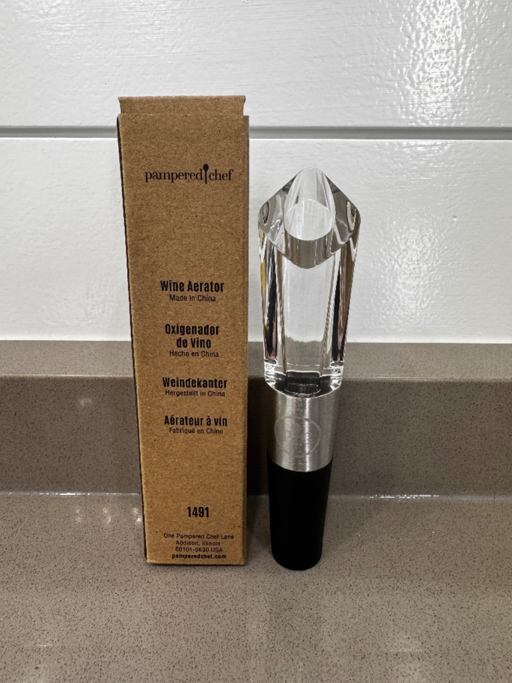Pampered Chef Wine Aerator